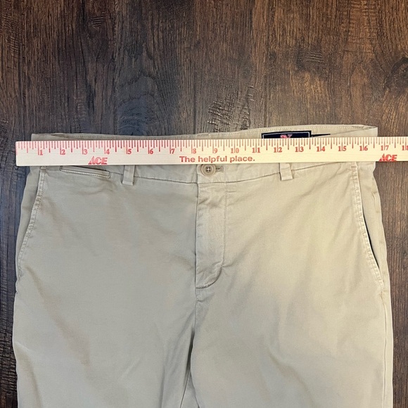 Vineyard Vines Stretch Breaker Slim Pants Size Men’s 33 Color Khaki - Picture 11 of 16